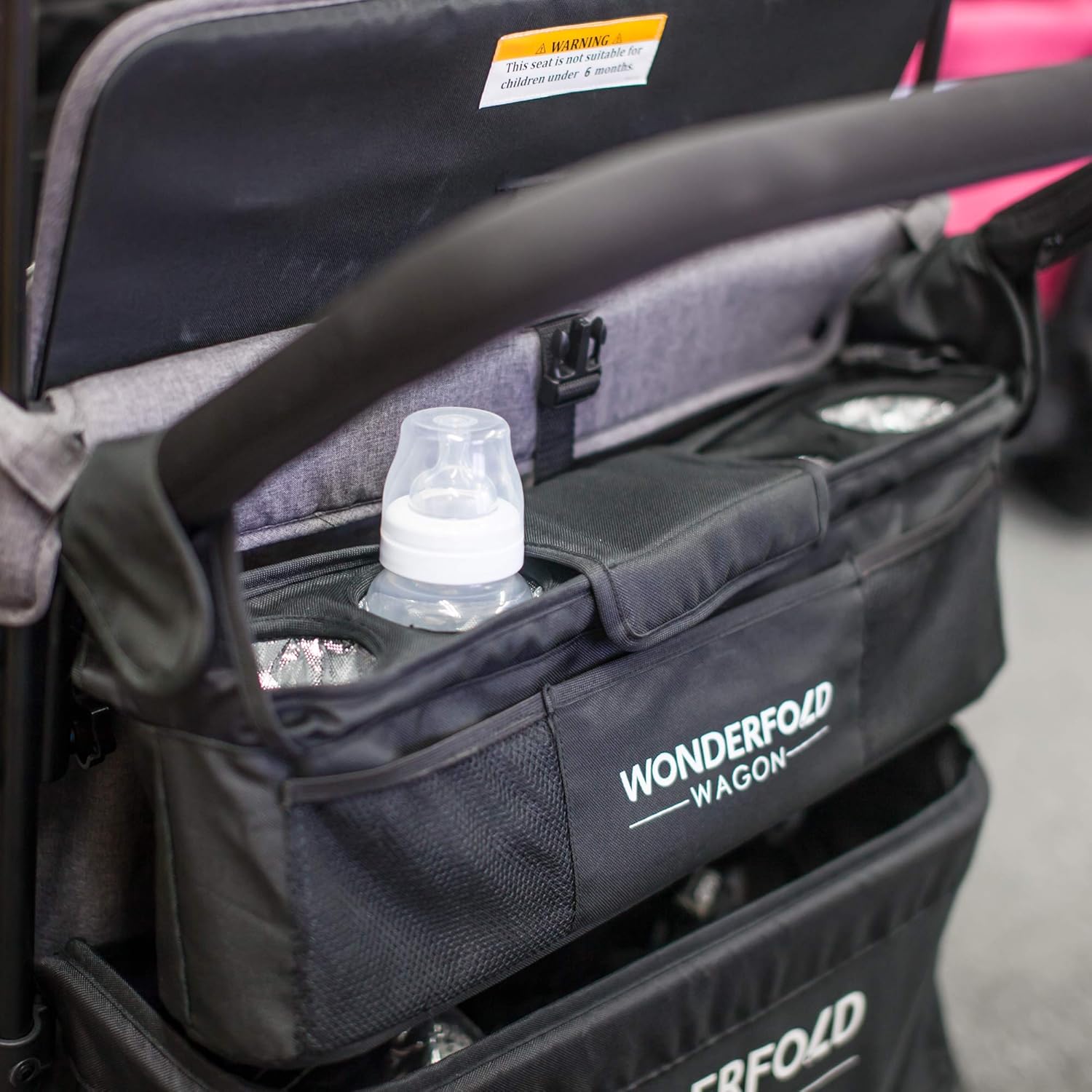 WonderFold Universal Parent Console with 4 Insulated Cup Holders: Home Improvement