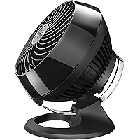 Vornado 460 Small Whole Room Air Circulator Fan with 3 Speeds, 460-Small, Black