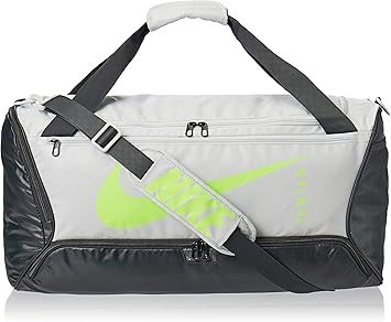 Amazon ナイキ ブラジリア ダッフル M Ba6177 028 ダッフルバッグ 60l グレー Nike Nike ナイキ シューズ バッグ