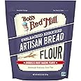 Bob's Red Mill Artisan Bread Flour, 3 Pound (Pack of 4) - Unbleached, Unbromated, Non-GMO, Vegan