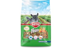 Kaytee Fiesta Chinchilla Food, Nutritious and Fun Blend, Supports Dental Health and Digestion, 2.5 pounds