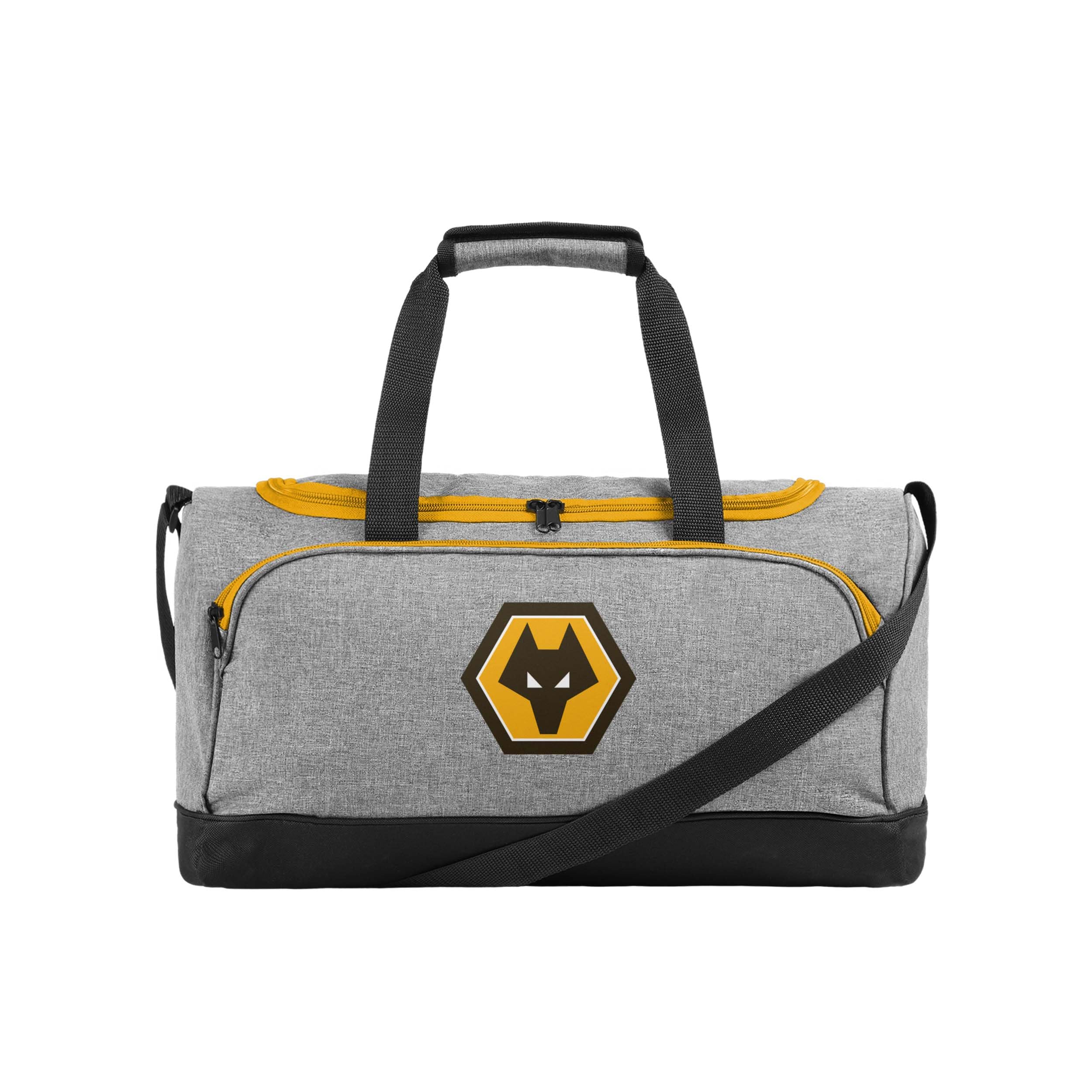 FOCO Officially Licensed Wolverhampton Wanderers FC Grey Duffle Bag
