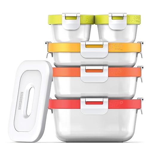 Zoku Neat Stack - Juego de 11 recipientes de almacenamiento ...