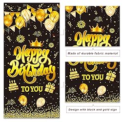 wongmode Happy 40th Birthday to You Door Banner