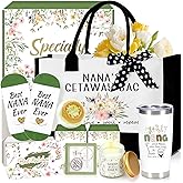 KAICOERLY Basket Gift Set for Women 2025, Self Care Gift Basket with Tumbler Canvas Tote Bag