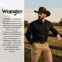 Wrangler Cargo Pants for Men Big and Tall - Twill