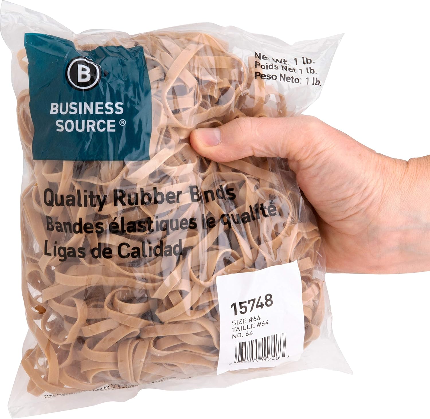 Business Source Size 64 Rubber Bands (15748) : Office Products