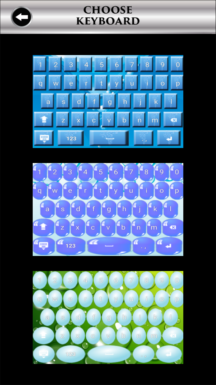 Water Bubble KeyboardsAmazon.co.ukAppstore for Android