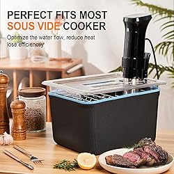 HOMENOTE Container 12 Quart with Lid & Rack and
