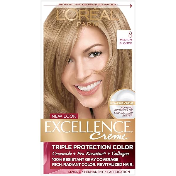 L’OREAL PARISEXCELLENCE # 8 MEDIUM BLONDE KIT