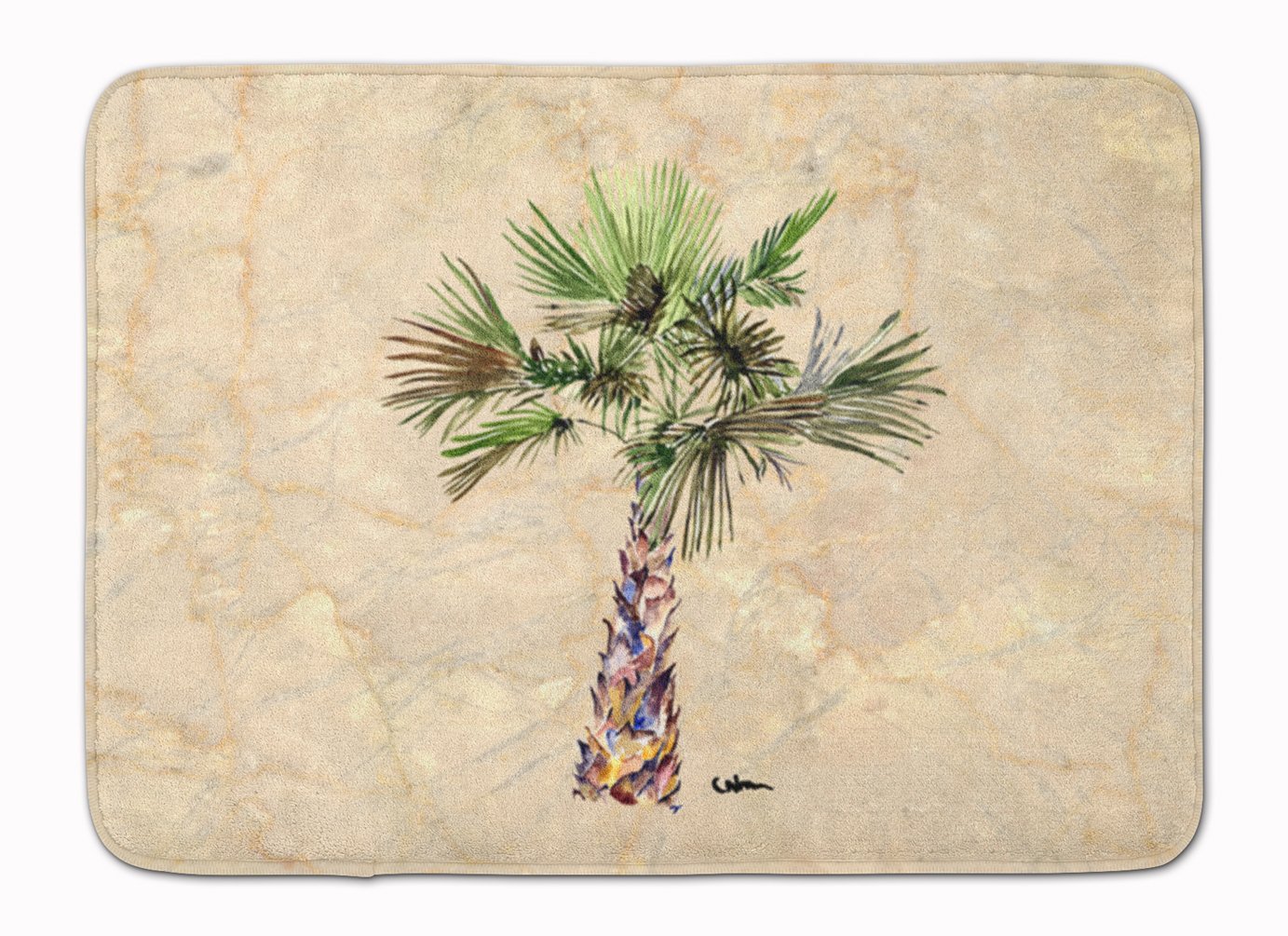 Caroline's Treasures Palm Tree Floor Mat, Multicolor, 19 inches x 27 inches