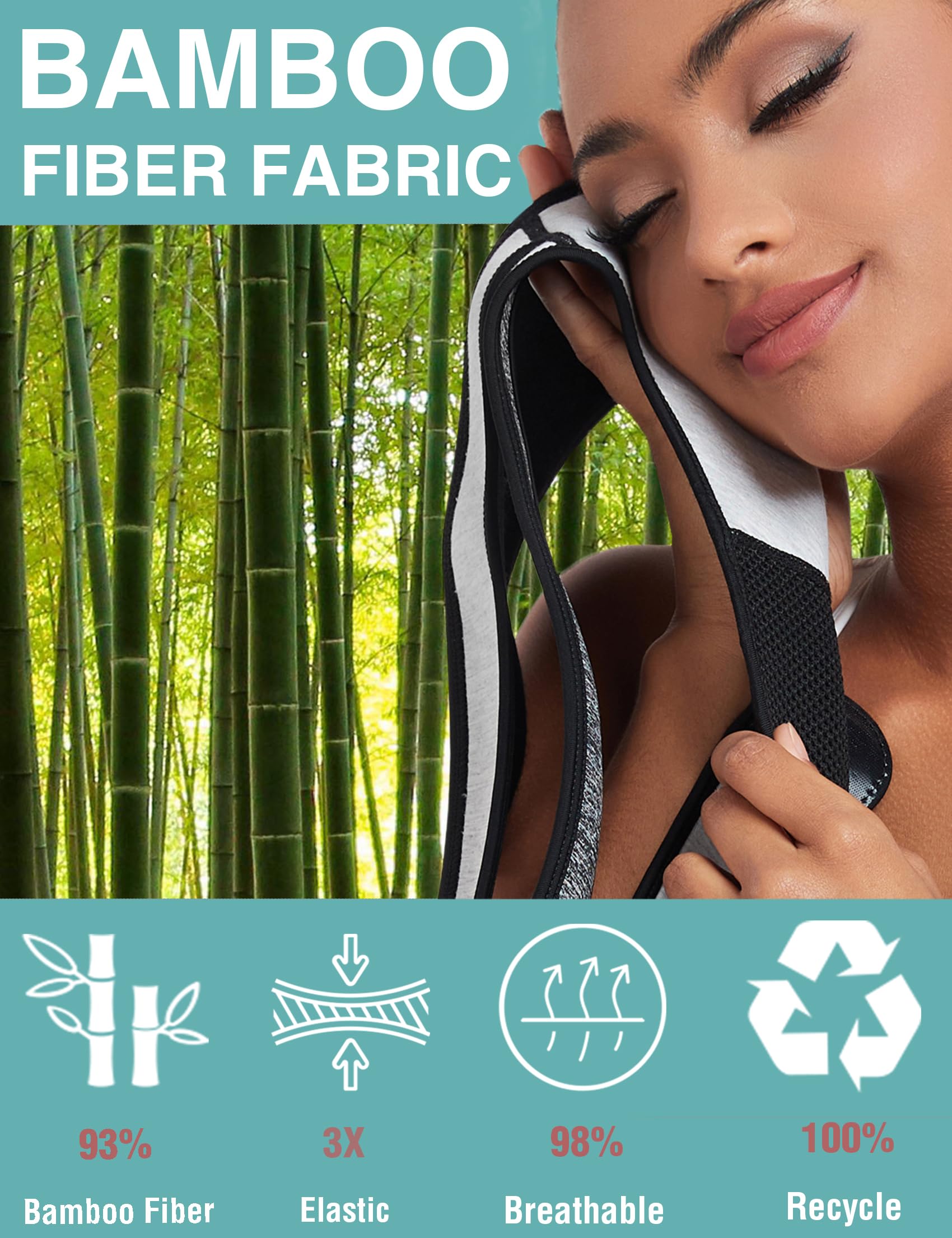 Enthra Posture Corrector for Women Men,BI-Straps Back Straightener - Bamboo Fiber Back Brace Posture Corrector - Instant Upper Back Pain Relief