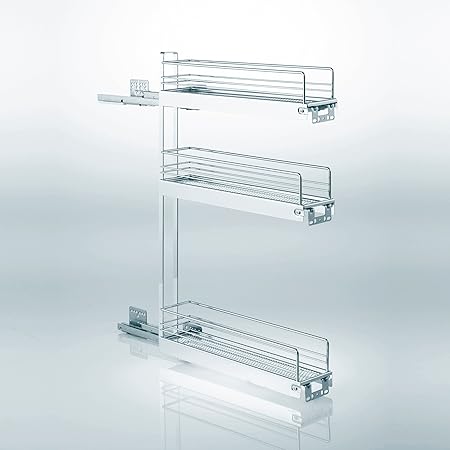 SO-TECH® 15er Unterschrankauszug Classic 90° 3-etagig rechts Küchenauszug Schrankauszug Vollauszug