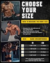 COFIT Workout Gloves Breathable Wrist Support Full Palm Grip L Black view 5