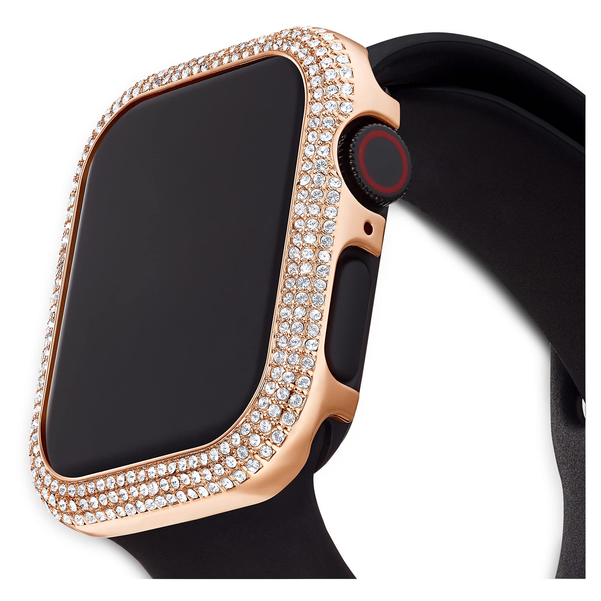 Swarovski Sparkling Smartwatch Case Compatible with Apple Watch Series 4 and 5, 40mm, Rose-Gold Tone