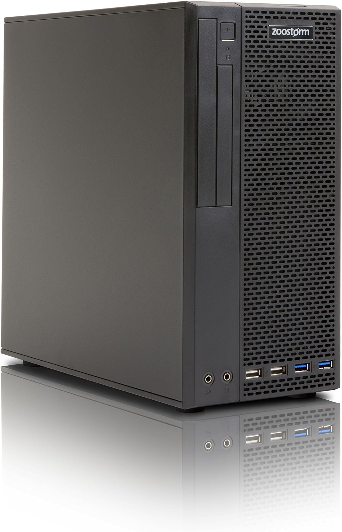 Zoostorm Elite Desktop PC - (Black) (Intel Core i5-8400 Processor 2.8 GHz, 4 GB RAM, 240 GB SSD, Integrated Intel UHD Graphics, Windows 10 Pro)