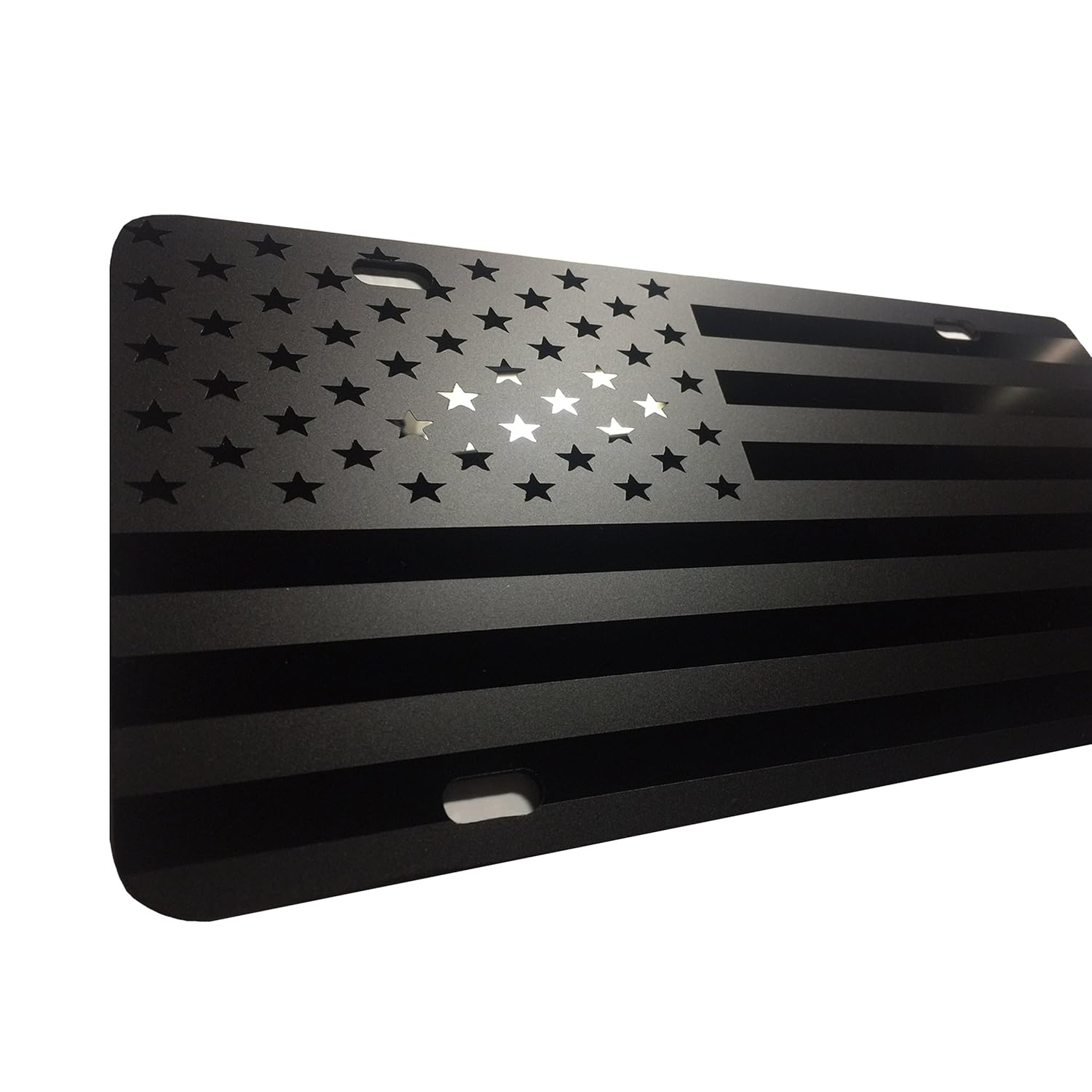 CustoMonsterDesigns US Flag American Flag License Plate Max Level
