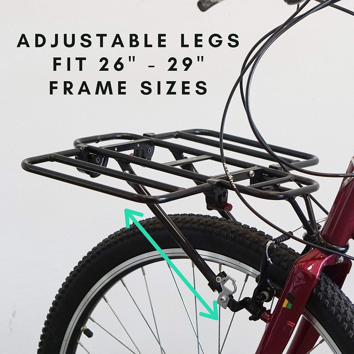 Cycling Vincita Bike Front Rack Perfect to Use As Pizza Bike Rack Or