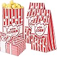 Poppy's Flat Bottom Paper Popcorn Bags – 25 Pack 2 oz Concession-Grade Bags, Popcorn Machine Accessories for Popcorn Bars, Movie Nights, Concessions