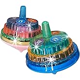 Izzy 'n' Dizzy Musical Dreidel - Hanukkah Dreidel 2 Pack - Sings Oh Draidel as it Lights Up - Light Up Dreidels - Chanukah Toys & Games