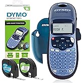 Dymo LetraTag LT-100H Label Maker Starter Kit | Handheld Label Maker Machine | with Paper & Clear Plastic Label Tape | Ideal for Office or Home