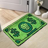 Yeahjiae Cute Money Rug 3x2 Non-Slip Machine Washable Cool Cartoon Bedroom Rug for Bathroom, Living Room, Front Door, Playroo