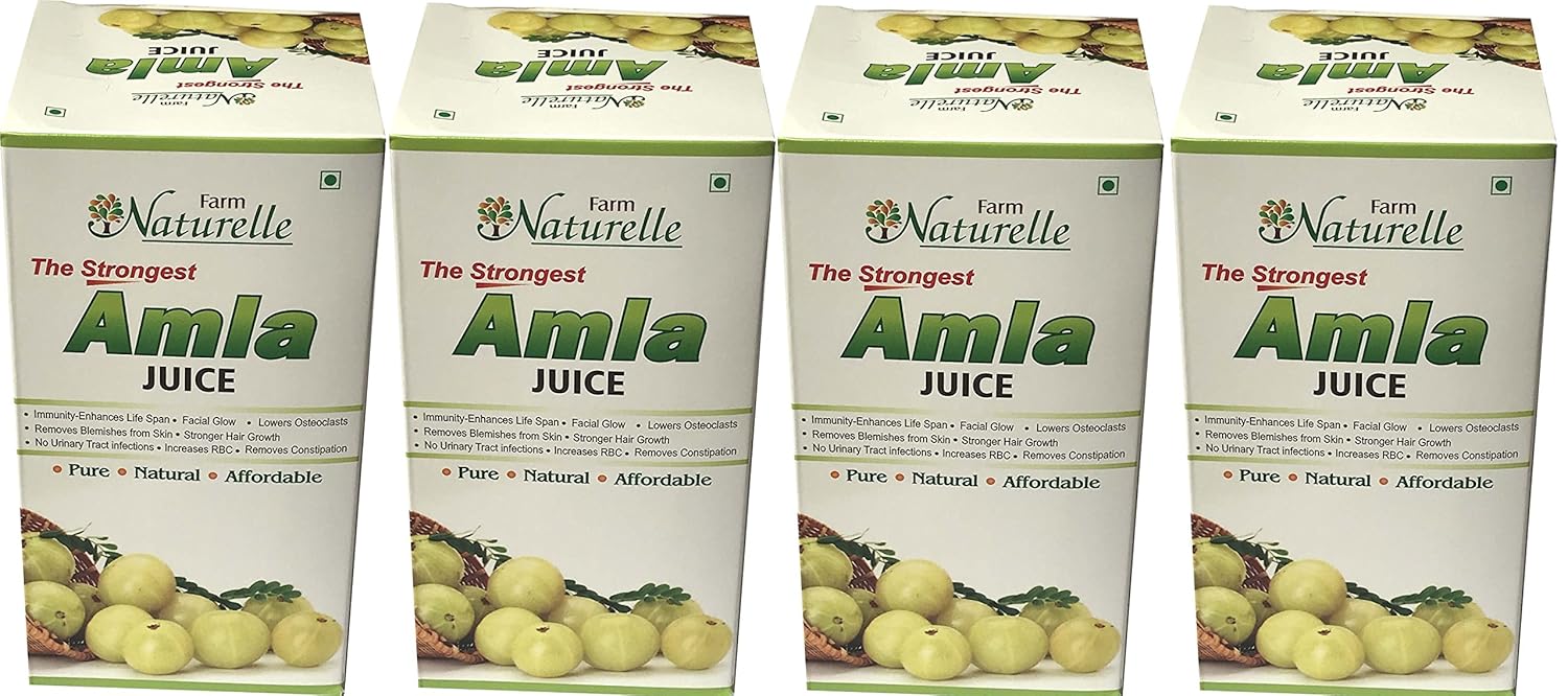 Farm Naturelle100 Pure Strong & Effective Amla Juice Finest Herbal