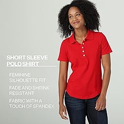 Riders by Lee Indigo womens Short Sleeve Polo Shirt