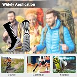 Zuimei 3 Pairs Grip Socks for Men Anti-Slip Football Sports Black Blue White view 7