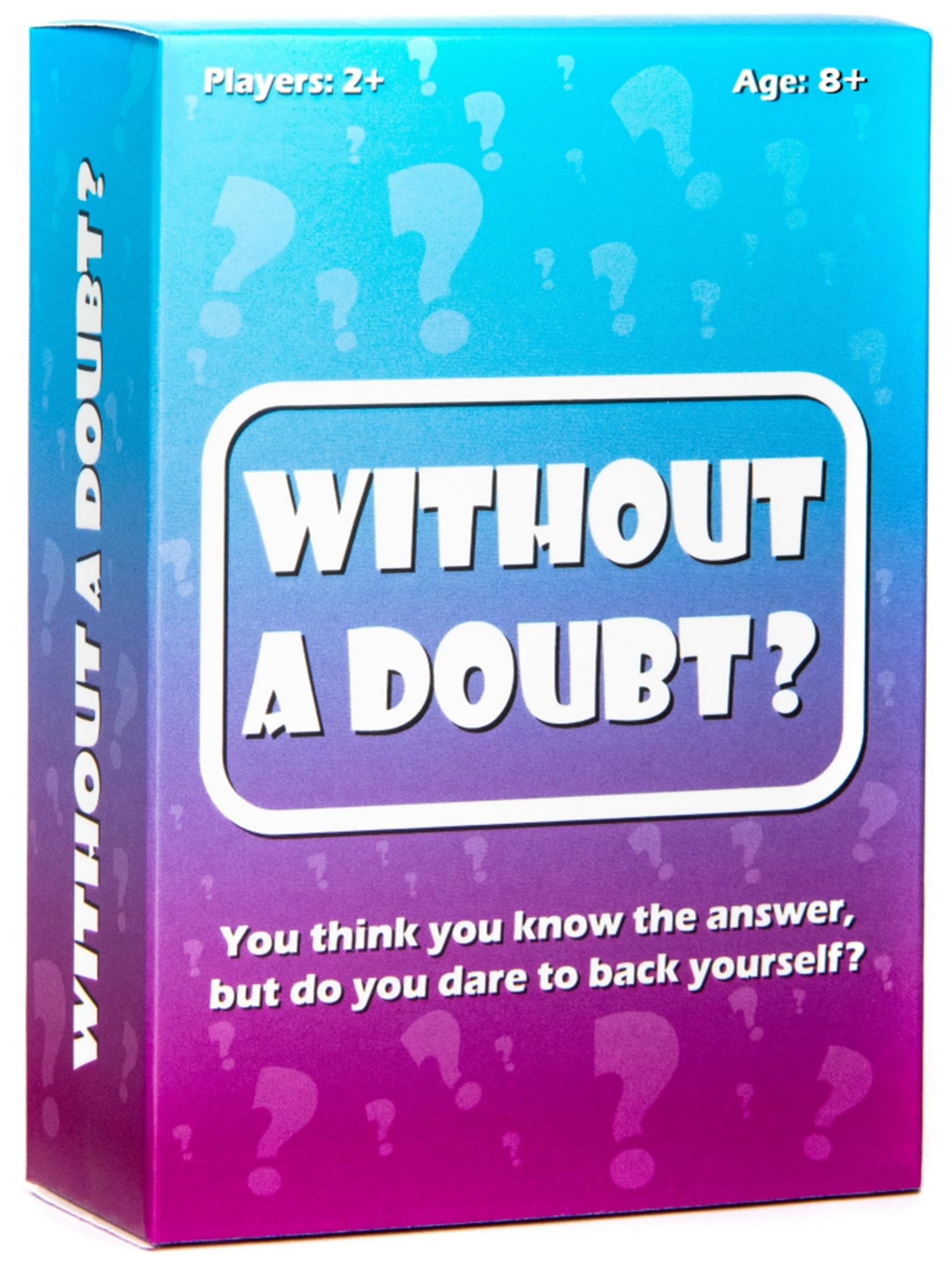 Without A Doubt? A Hilarious Quiz Game of Ridiculous Questions, Guesswork and Family Fun | 2+ Players | Adults, Teens, Kids & Families