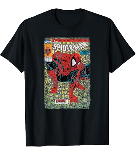 Amazon.com: Marvel The Amazing Spider-Man Vintage Jump Logo T