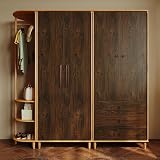 Abyssaly Wood Effect Vinyl Wrap 90x300cm Self Adhesive Dark Brown Oak view 5