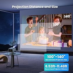 L710S Pro Smart 1080p Projector with built-in