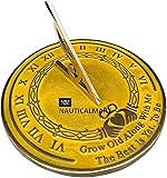 Garden Sundial Grow Old with Me -The Best is