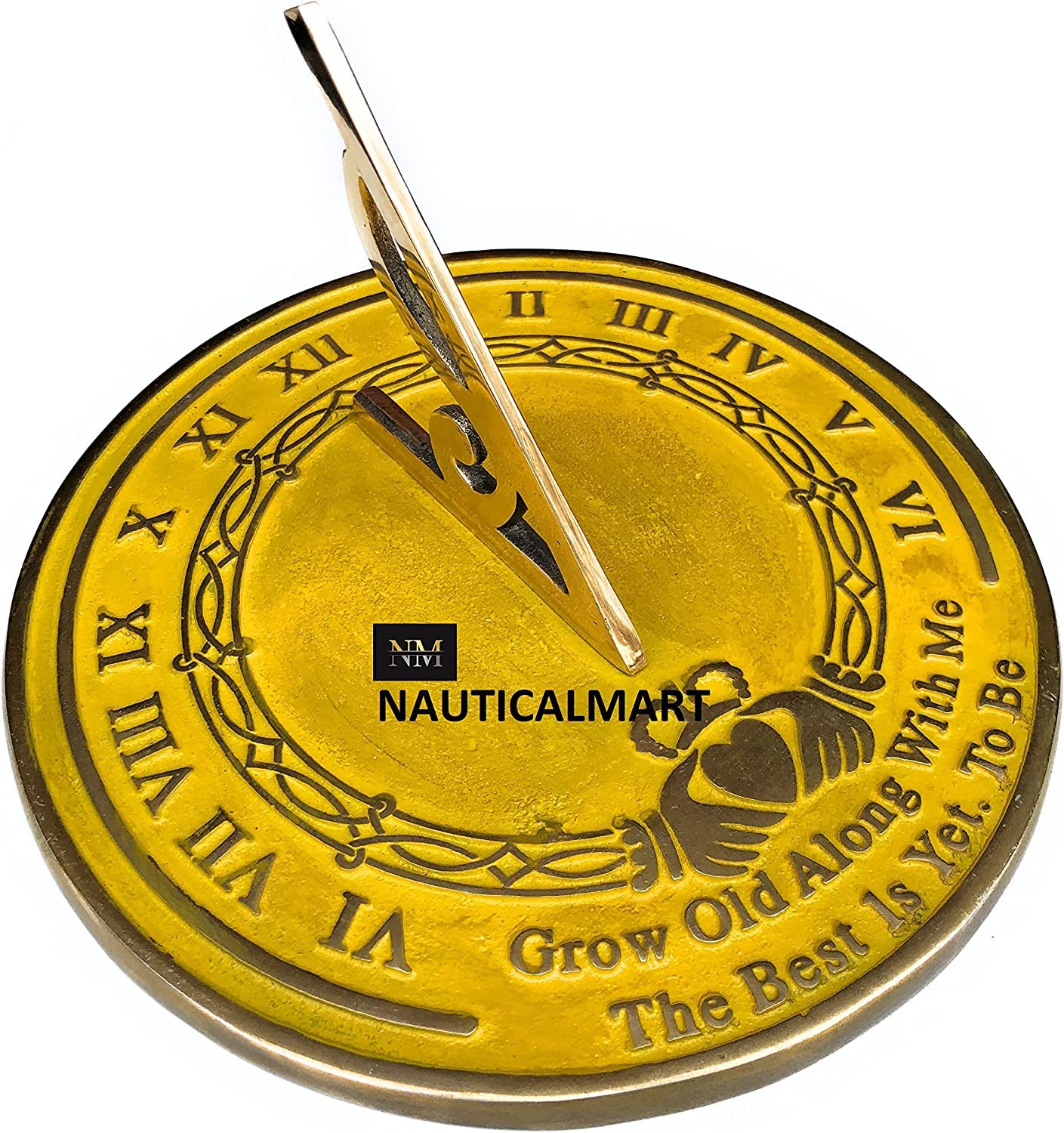 Garden Sundial Grow Old with Me -The Best is
