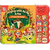 GO GO 9 Fairy Tale Songs: Interactive Sound Book, Musical Books for Toddlers 1-3, Talking Books for Toddlers 1-3, Music Books for Toddlers 1-3, Baby Music Book, Sing Along Books, Baby Book with Sounds