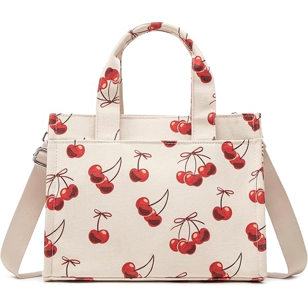 Amazon.com: Cherry Purse for Women Small Tote Bag -0.68lbs