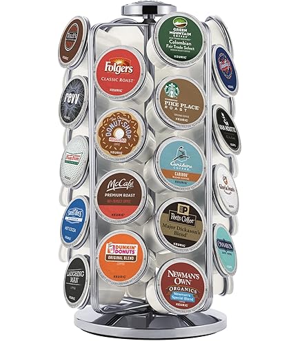 MFBJXC Support De Dosettes De Café Rond Avec Couvercle Et Base En Bois, Panier De Rangement Pour Dosettes De Café En Fil Métallique Pour Maison, Café, Bar, Comptoir (doré