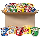 Kellogg's Breakfast Cereal, Variety Pack, Kids Cereal, Assortment Varies, Single Serve (24 Cups)