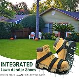HSLighting Lawn Aerator Shoes Dual Straps Heavy Duty Spiked Sandals Universal view 6