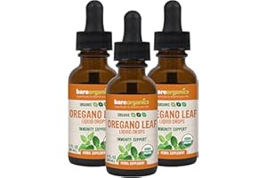 BareOrganics Oregano Leaf Liquid Drops (3 Pack)