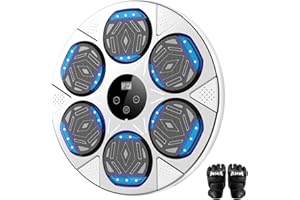 2025 Upgraded Music Boxing Machine for Adults & Kids - Wall-Mounted Smart Punching Target with Boxing Gloves, Home Gym & Offi