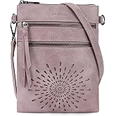 APHISON Crossbody purse for Women, Vegan Leather Sunflower Crossbody Phone Handbags with Adjustable Strap