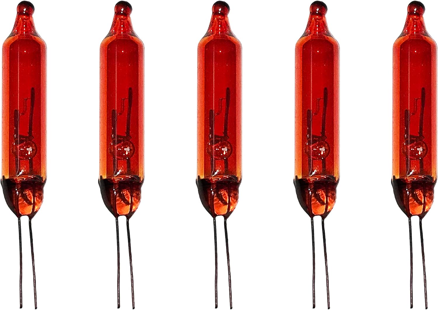 612 Vermont 2.5V Amber Orange Mini Christmas Replacement Bulbs for Christmas Trees and 612 Vermont 2.5V Amber Orange Mini Christmas Replacement Bulbs for Christmas Trees and
