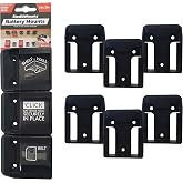 StealthMounts Battery Holder Compatible with Bauer 20V (6 Pack) - Black | StealthMounts Battery Mounts | Made in the UK