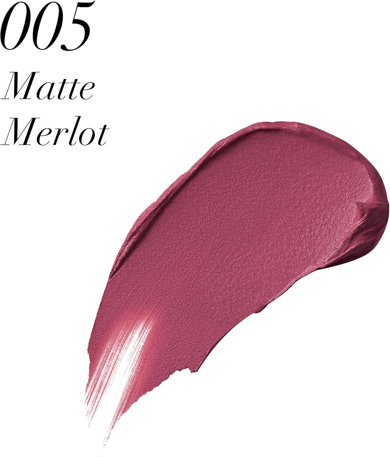 Max Factor Lipfinity Velvet Matte Lipstick, Matte Merlot - 3.5 ml, Net - Image 4