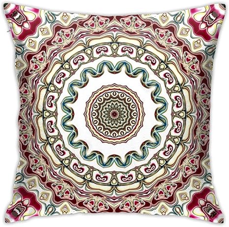 Amazon Co Jp 枕カバー クッションカバー 抱き枕 ソファ背当 マンダラ エキゾチック柄 座布団カバー まくら おしゃれ 可愛い ソファー 飾り ホーム せいほうけい ソフト 車 クッション インテリア 部屋 シンプル ホーム キッチン