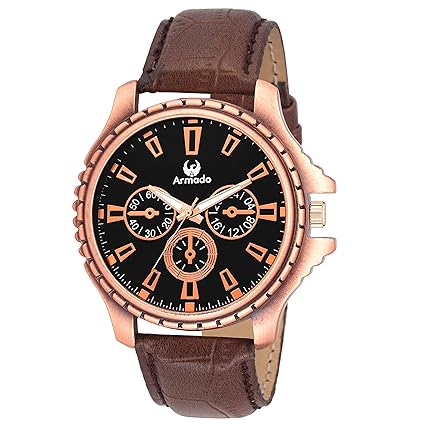 Analogue Black Dial Mens Watch (Ar-081)