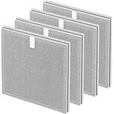 4 Pack 3-in-1 HEPA Replacement Filter Compatible with Pure Enrichment PureZone Air Purifier Part No. PEAIRPLG