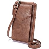 SENDEFN Small Crossbody Bag for Women Cell Phone Purse Leather Wallet Purse Shoulder Bag with Adjustable Strap